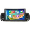 PRIDEOY Autoradio per Fiat Panda 2013-2020 con Carplay/Android Auto/Mirrorlink Radio Schermo tattile Supporto, Bluetooth/FM/AM/USB/EQ 7 pollici Touchscreen