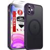 LeYi Cover Magnetica per iPhone 11 con 2 Pezzi Vetro Temperato(Viola) | Custodia per iPhone 11 Traslucida Opaca Anti-Impronte Resistente ai Graffi Paraurti in TPU Antiurto Protettiva Case