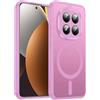 LeYi Cover Magnetica per Redmi Note 15 Pro Plus 5G (Rosa) | Custodia per Xiaomi Redmi Note 15 Pro+ Traslucida Opaca Anti-Impronte Resistente Antigraffi TPU Antiurto Protettiva Case