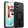 LeYi Cover Magnetica per Samsung Galaxy S26 FE con 2 Vetro Temperato, Nero | Custodia per Samsung S26FE Traslucida Opaca Anti-Impronte Resistente ai Graffi Paraurti in TPU Antiurto Protettiva Case