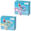 Ciambella da nuoto con paillettes 119 cm - rosa