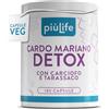 +LIFE Cardo Mariano Tarassaco e Carciofo PiùLife 400 mg Silimarina - 180 Capsule | 2 al giorno, 500 mg Estratto di Cardo Mariano tit 80%, Estratto di Carciofo tit 2,5% Depurativo, con Zinco, Senza Glutine
