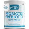 +LIFE Fermenti Lattici Probiotici e Prebiotici Inulina e FOS PiùLife, 120 Capsule | 2 al giorno, 40 Miliardi UFC Dose, 20 Ceppi, Probiotici per Intestino, Gonfiore Addominale, Senza Glutine e Lattosio