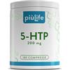 +LIFE 5HTP da 1000 mg Estratto Di Griffonia Tit. 20% PiùLife - 180 Compresse | 2 al giorno, 200 mg 5 HTP, Buon Umore, Rilassamento, Benessere Mentale, Precursore Della Serotonina, Senza Glutine e Lattosio