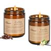 obisesio Candele,Scented Candles,Candela Profumata, Candle(caffè e Vaniglia))