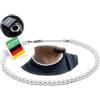 Netrox - Collana di Perle Donna e Uomo, Girocollo con Perline Colorate e Bianche, Bigiotteria di Lusso, Corta, Perla, Collane Eleganti, Collana Donna Girocollo, collane uomo