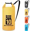 Invool Borse Impermeabili, 5L/10L/20L/30L Dry Bag Sacco Impermeabile con Tracolla Regolabile, Sacche Stagne Impermeabili per Sport Acquatici, Campeggio, Rafting, Kayak, Pesca, Escursionismo