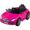 LALAHO Auto elettrica per bambini Mercedes CLS 350 12 V (Rosso) | Doppi Motori, Telecomando 2.4 GHz, MP3, Sospensioni, Auto Elettrica per Bambini 3-5 Ann
