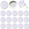 HMCEY 20 Pièces Tappi per Barattoli di Vetro 70 MM,Coperchi per Barattoli per Conserve,Coperchi Vasetti per Marmellata,Tappi Twist Off per Conserve,Copercho per Yogurt Riutilizzabili Jar Cover