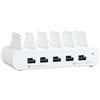 Compulocks Caricabatterie Compulocks 5 Ports USB Charging Dock Station Smartphone, Tablet Bianco AC Interno (Compulocks opladningsstation - x 4 p) [5PUSBCDKS-EU]