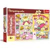 Trefl - Pompompurin, Pompompurin e il giorno più dolce - 160 pezzi | Puzzle colorati con personaggi delle fiabe, divertimento per bambini dai 6 anni in su