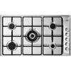 DeLonghi Piano cottura a gas DLI 59 DD DeLonghi 90 cm 5 bruciatori doppia corona