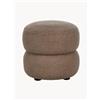 Bizzotto Pouf in bouclé Gabby - Marrone