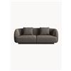 Cosmopolitan Design Divano 2 posti in ciniglia Tulum, larg. 180 cm - Grigio