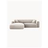 Besolux Divano angolare 3 posti in velluto Nolio - Beige