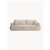 Micadoni Divano letto 3 posti con contenitore Ella, larg. 253 cm - Beige