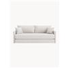 Cosmopolitan Design Divano letto 3 posti in ciniglia Shannon, larg. 209 cm - Beige