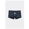 Intimissimi Boxer In Cotone Superior Stampa Orso Gentleman Bambino Blu