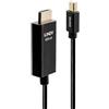 LINDY - Cavo Active Mini DisplayPort a HDMI con HDR, 2 m