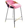 Seletti High Stool Pink Lipstick Seletti