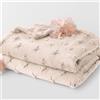 KIOKIDS COPERTINA NEONATO CARROZZINA CULLA PASSEGGINO INVERNALE IN PILE - STELLE