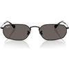 Ray-Ban Occhiali da Sole RB3947 002/B1 Nero/Grigio Scuro Unisex 57/18/145