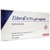 Meda Pharma Zidoval Gel Vaginale Antibatterico Antifungino Metronidazolo 0,75% 40 Gr 5 Applicatori