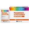 Massigen Magnesio Potassio Zero Zuccheri Integratore Contro Stanchezza e Debolezza 24 Bustine
