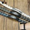 Vnox Elegante braccialetto da uomo di larghezza 12 mm Etichetta identificativa personalizzata personalizzata gratuita Cinturino in acciaio inossidabile Gioielli a catena per marito Padre