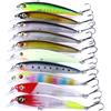 GOBAIT 10 Pz/lotto Minnow 8g 9g 13.3g 26g Richiamo di Pesca Galleggiante HardBait Pesca Affrontare Jerkbait Swimbait Affondamento Wobbler Esca Artificiale