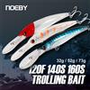NOEBY 120mm Galleggiante 140mm 160mm Affondamento lento Minnow Esche da pesca Esche artificiali Traina Wobblers Mare Inverno Richiamo di pesca