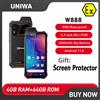 UNIWA W888 ATEX Esplosione Indistruttibile Resistente All'acqua Telefono Mobile 4GB + 64GB 5000mAh Walkie Talkie PTT Smartphone Andriod 11 NFC