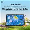 XPPen Artist Ultra 14, monitor grafico OLED 2.8K con penna, ideale per il disegno, 16384 livelli di pressione, compatibile con Windows, Mac e Android.