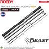NOEBY Canna da Pesca Noeby Beast Travel Shore Jigging 2.7m 2.9m Fuji Set Canna da Spinning Portatile 5 Pezzi per Lure 80g 120g MH H