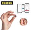 tindodo Rexton Inox Apparecchi acustici super invisibili CIC ITC Amplificatore audio digitale per orecchio App regolabile per sordità delicata a moderata