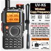 Baofeng UV-K6 Air Band Walkie Talkie Frequenza di copia wireless Multi Band Type-C Portatile UHF VHF a lungo raggio UV5R Radioamatore bidirezionale