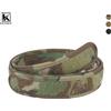 KRYDEX Tactical 1.5 ''Loop cintura interna cintura in Nylon senza fibbia cintura da caccia caccia tiro accessori sportivi cintura nera esterna da uomo