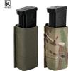 KRYDEX 9mm Pistola singola Mag Pouch Tattico Nylon MOLLE Magazine Pouch Holder Inserto Duty Cintura Gilet Caccia Airsoft Accessori
