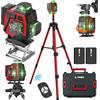 NONE 4D 16 Linea 360 ° Livello laser autolivellante con treppiede e valigia Strumento di livello laser professionale orizzontale e verticale