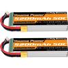 HRB POWER YOUME 5200mah Lipo 2S 3S 4S 6S Batteria 7.4V 11.1V 14.8V 22.2V 50C per RC Aerei Elicotteri Auto Barca Camion Parti