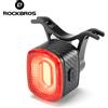 ROCKBROS Fanale posteriore per bici ROCKBROS: rilevamento intelligente dei freni e della sincronizzazione per bici da montagna e da strada Avvertimento di guida di gruppo Start-Stop intelligente Attrezzatura