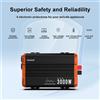 Inverter a Onda Sinusoidale Pura FCHAO 1500W 2000W 2500W 3000W 3500W / Inverter di Potenza 12V 24V per Auto Casa Campeggio Camper
