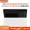 AUTOTOP Telecamera posteriore per auto per Audi A3 A4 A5 B8 Q3 Q5 A8 S5 A6 C7 A7 VW Passat 2009-2018, telecamera di parcheggio impermeabile integrata nella maniglia del portellone posteriore