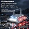 ESMARTER Lanterna da Campeggio Portatile Ricaricabile 4000mAh Impermeabile per Pesca, Escursionismo, Emergenze, Lampada da Tenda con Magnete