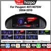 NONE Hizpo Pannello LCD per Cruscotto Auto, Display Digitale per Strumentazione Peugeot 407 407SW 2004-2010, Set Tachimetro e Indicatori