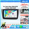 OSSURET Autoradio Android 14 con Carplay Wireless per Seat Altea 2004-2015 e Toledo 2004-2009, Lettore Multimediale 2Din con Telecamera 360, DSP, RDS, Bluetooth
