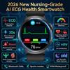 Erilles Smartwatch Medico 2026 con ECG, Monitoraggio Lipidi e Acido Urico, Impermeabile IP68, Fitness Tracker, Chiamate HD e Monitoraggio Grasso Corporeo, Smartwatch AI