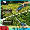 NONE Tagliasiepi Elettrico Senza Fili 2-in-1, Trimmer da Giardino Ricaricabile 20000 RPM Compatibile con Batterie Makita 18/21V