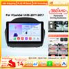 OSSURET Autoradio Android per Hyundai IX35 Tucson 2 2011 - 2017 con AI Voice, Carplay, Android Auto, Stereo Multimediale, WiFi, 2Din, Telecamera 360