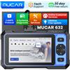 MUCAR Aggiornamento Gratuito a Vita MUCAR 632 AI Strumento Diagnostico OBD2 Bidirezionale con Protocollo CANFD Diagnosi ECM/TCM/ABS/SRS Scanner con 15 Funzioni di Reset